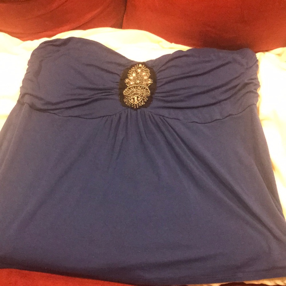 Strapless shirt